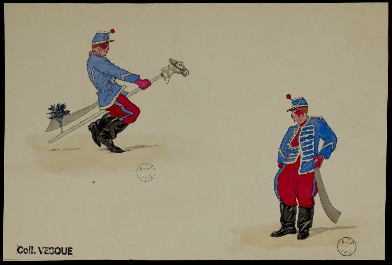 partie d'un ensemble de dessins Porto 1968.102.2491 Photo Mucem