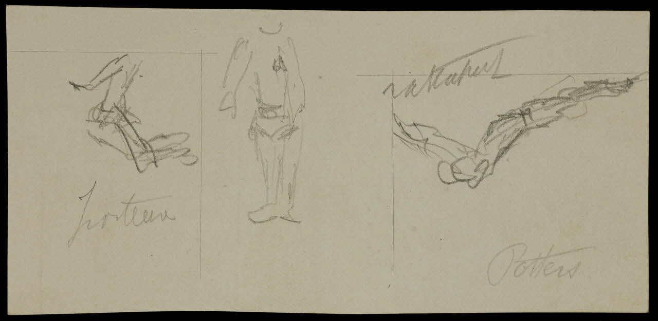 partie d'un ensemble de dessins Potters 1968.102.2492.2 Photo Mucem