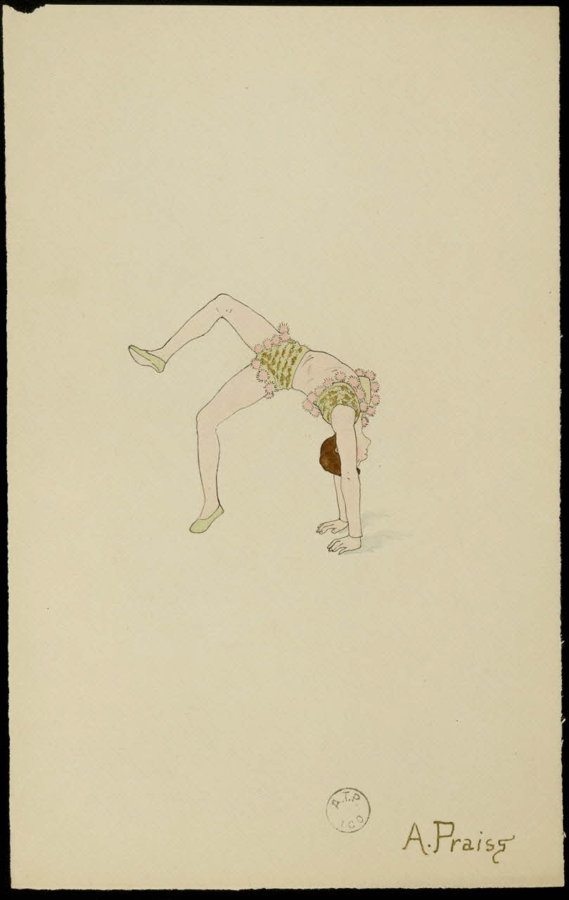 partie d'un ensemble de dessins A. Praiss 1968.102.2501.2 Photo Mucem