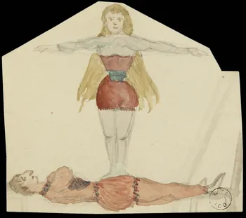 partie d'un ensemble de dessins Acrobates 1968.102.2502.11 Photo Mucem