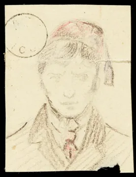 partie d'un ensemble de dessins Portrait d'homme 1968.102.2502.2 Photo Mucem