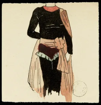 partie d'un ensemble de dessins Costume 1968.102.2502.6 Photo Mucem