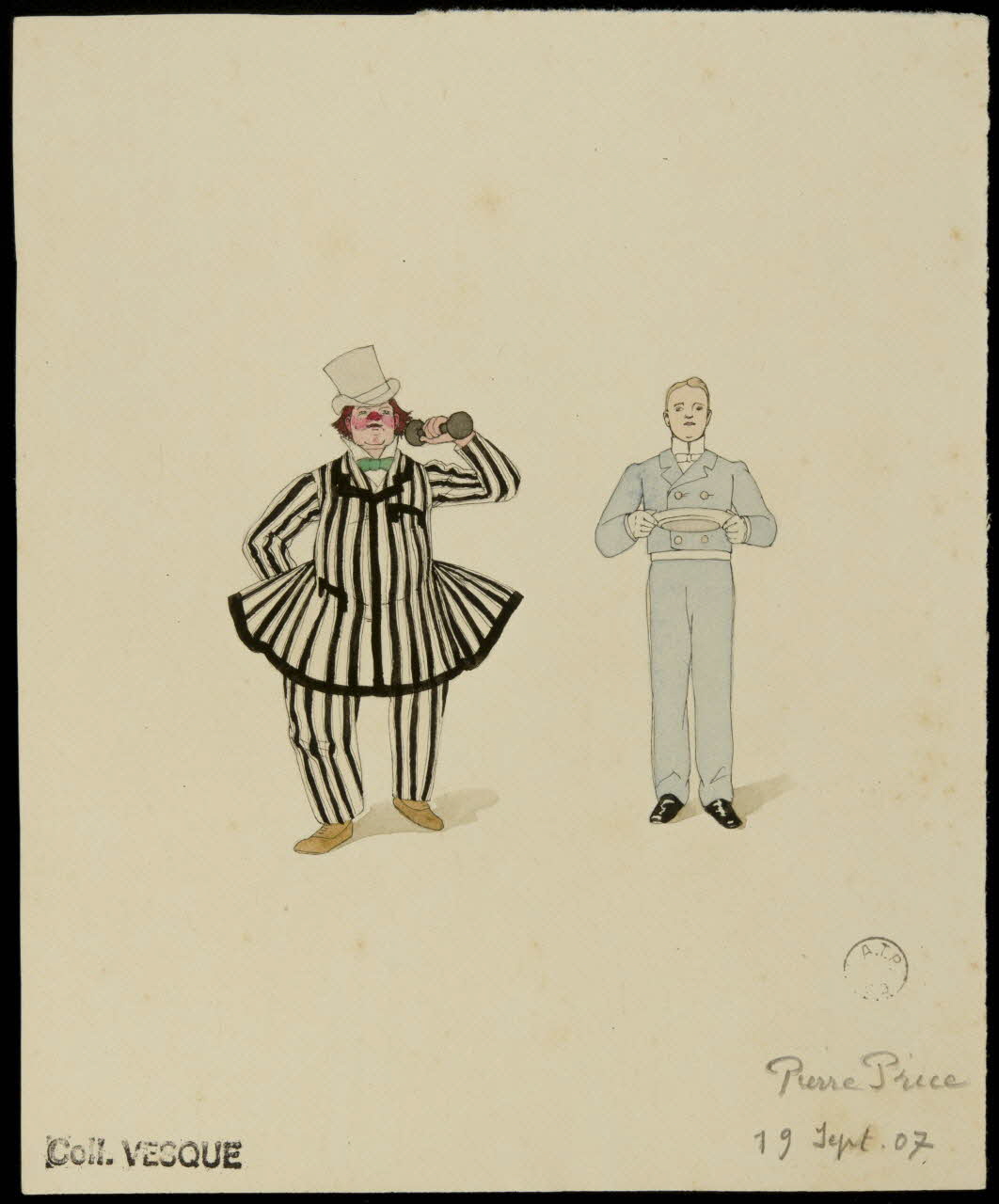 partie d'un ensemble de dessins Pierre Price 1968.102.2505 Photo Mucem