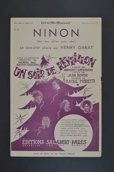 Raoul Moretti ; Jean Boyer ; Henri Garat ; Salabert chanson petit format Île-de-France, France 1932 1965.152.55  Photo Mucem