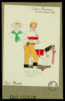 partie d'un ensemble de dessins Paul Raak 1968.102.2512  Photo Mucem