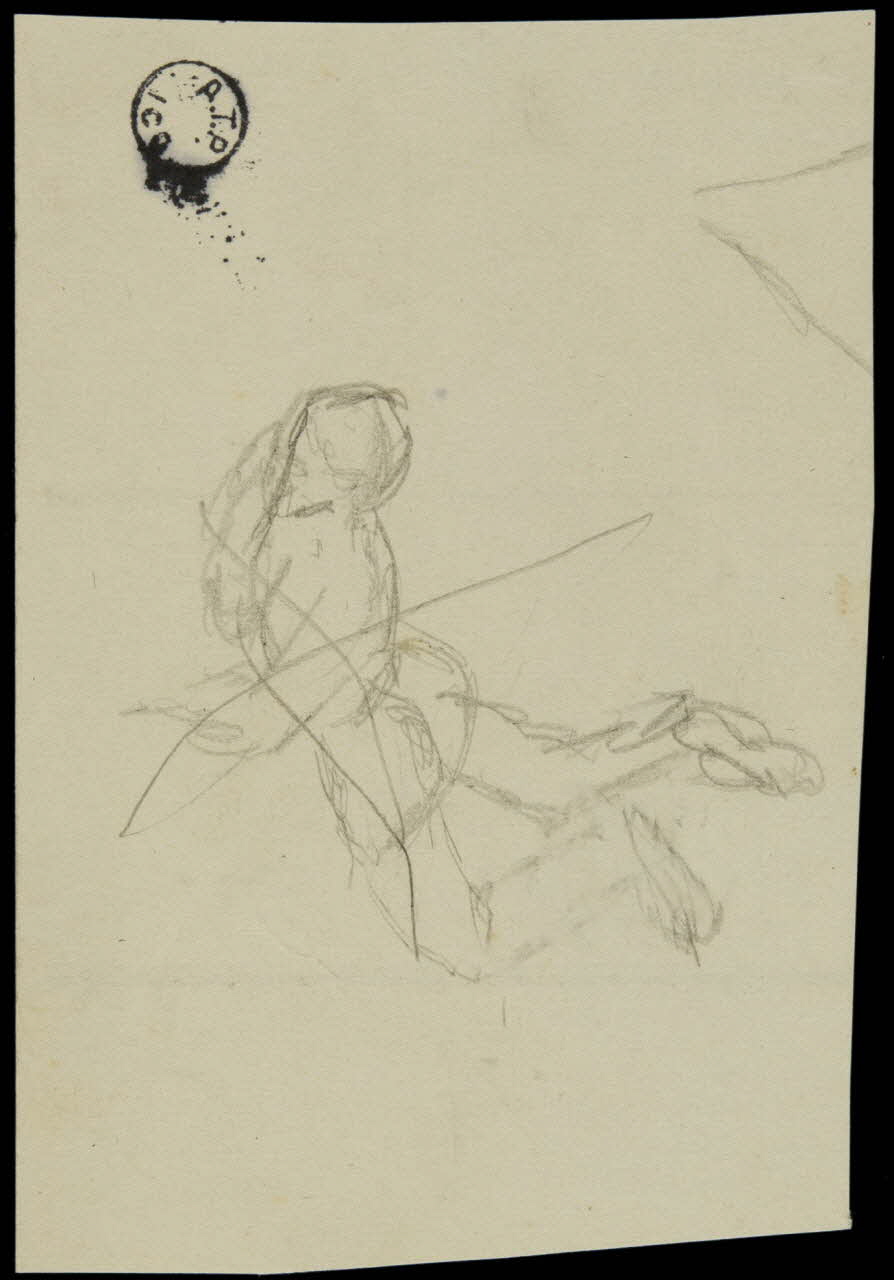 partie d'un ensemble de dessins Trapeziste 1968.102.2525.2 Photo Mucem