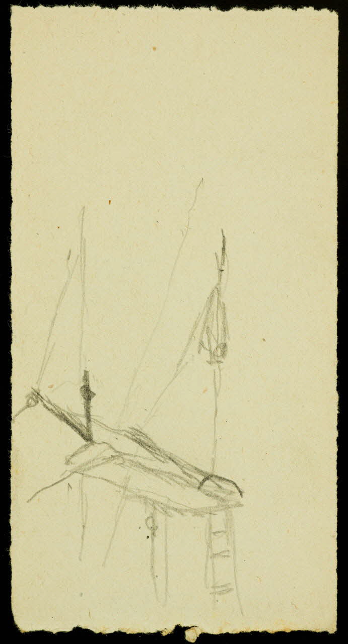 partie d'un ensemble de dessins Installation pour les acrobates 1968.102.2527.16 Photo Mucem