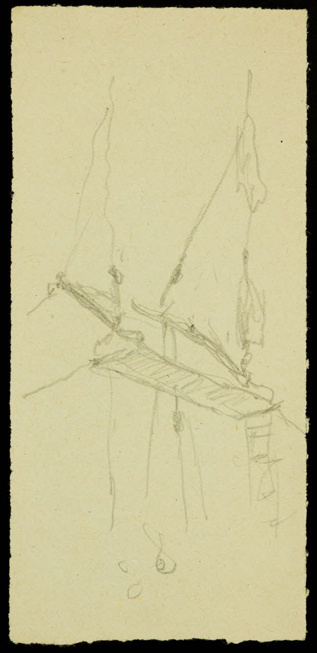 partie d'un ensemble de dessins Installation pour les acrobates 1968.102.2527.17 Photo Mucem