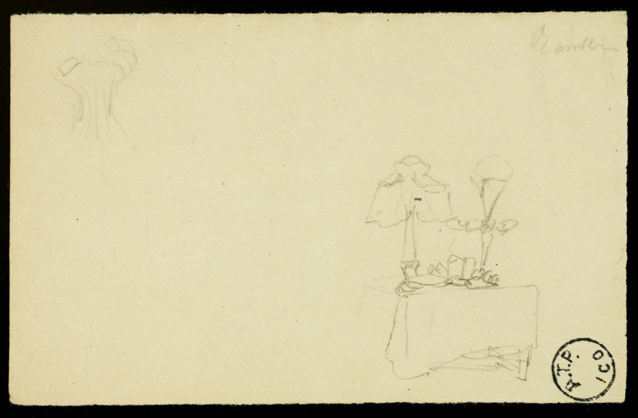 partie d'un ensemble de dessins Rambler 1968.102.2528 Photo Mucem