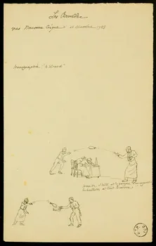 partie d'un ensemble de dessins Les Rambler 1968.102.2529  Photo Mucem