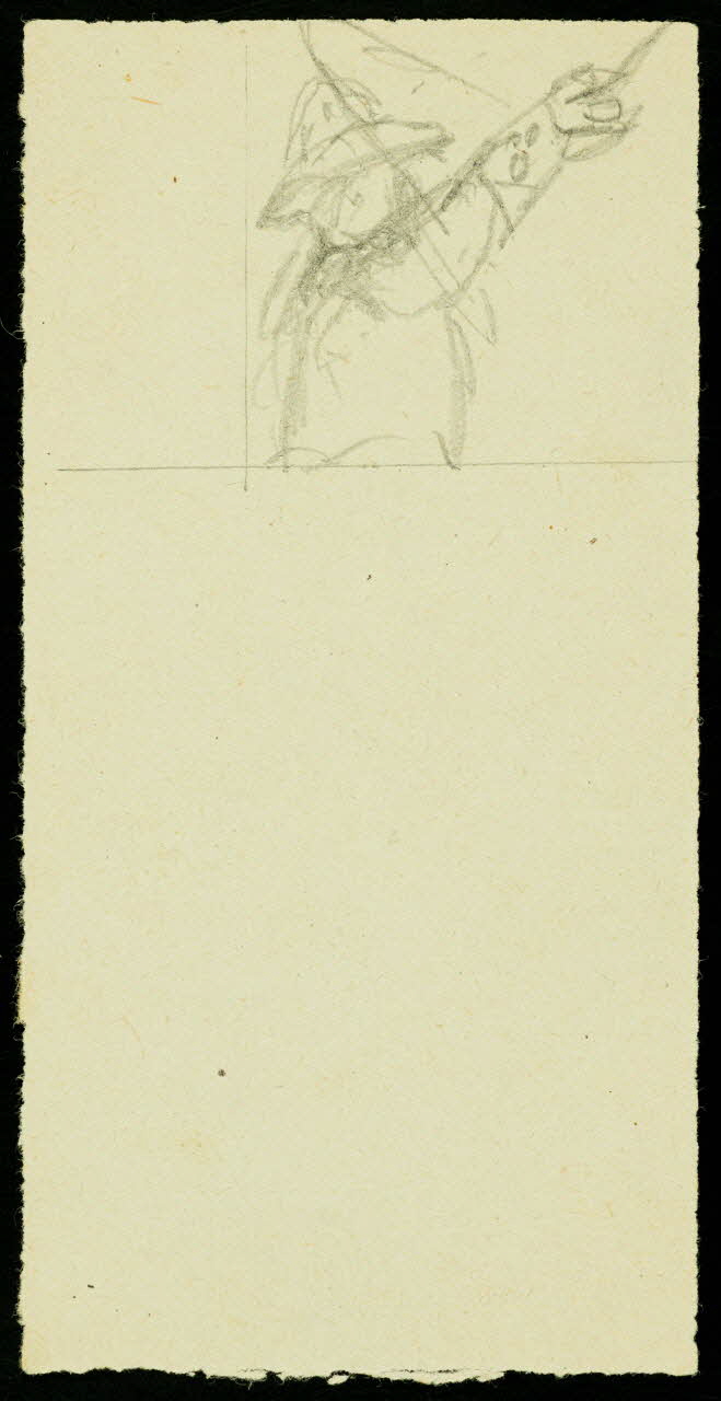 partie d'un ensemble de dessins Silhouette portant un chapeau 1968.102.2544.4 Photo Mucem