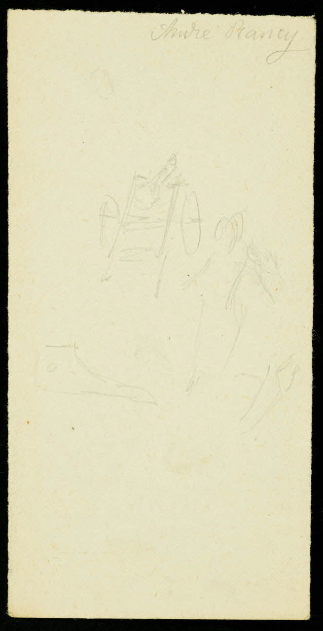 partie d'un ensemble de dessins André Rancy 1968.102.2548.14 Photo Mucem