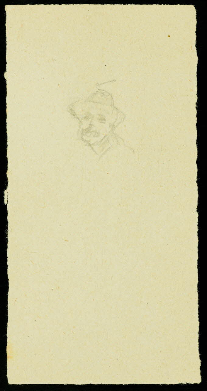 partie d'un ensemble de dessins Tête d'homme portant un chapeau 1968.102.2548.17 Photo Mucem