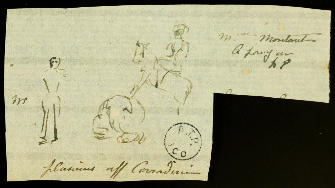 partie d'un ensemble de dessins Esquisse 1968.102.2552 Photo Mucem