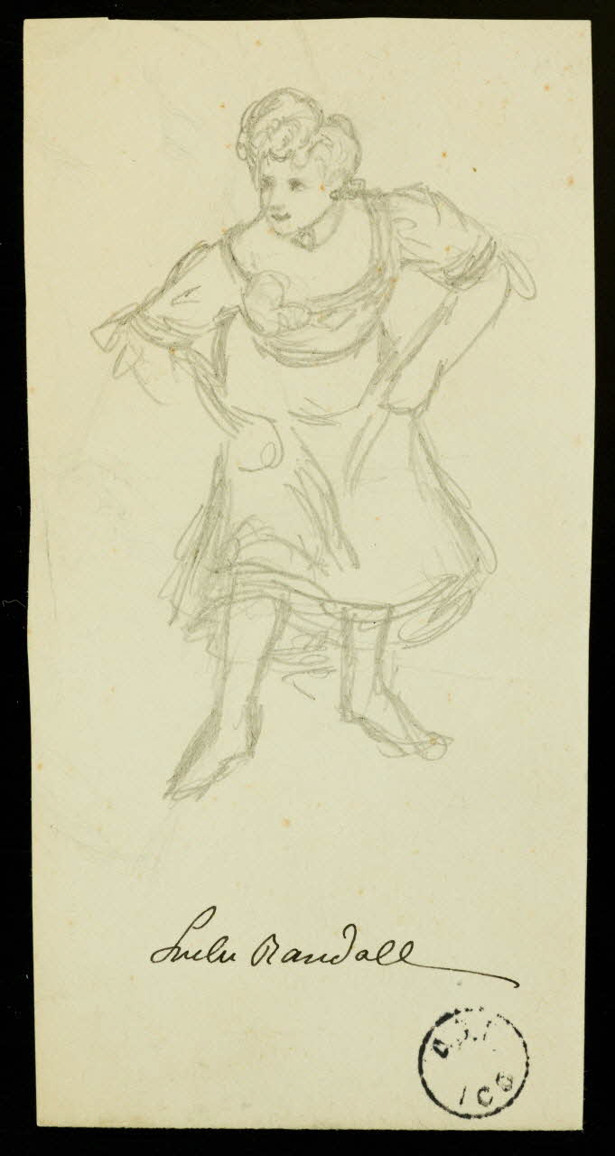 partie d'un ensemble de dessins Lulu Randall 1968.102.2560.4 Photo Mucem