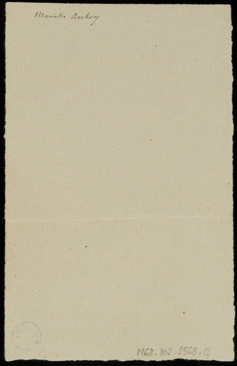 partie d'un ensemble de dessins Mariska Recksey 1968.102.2568.12 Photo Mucem
