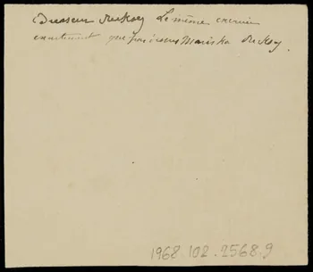 partie d'un ensemble de dessins Dresseur Recksey 1968.102.2568.9  Photo Mucem