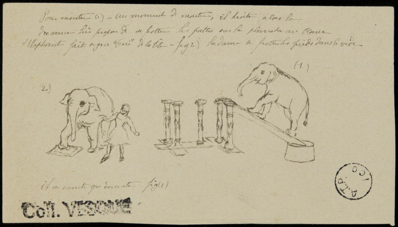 partie d'un ensemble de dessins Mariska Recksey 1968.102.2569.8 Photo Mucem