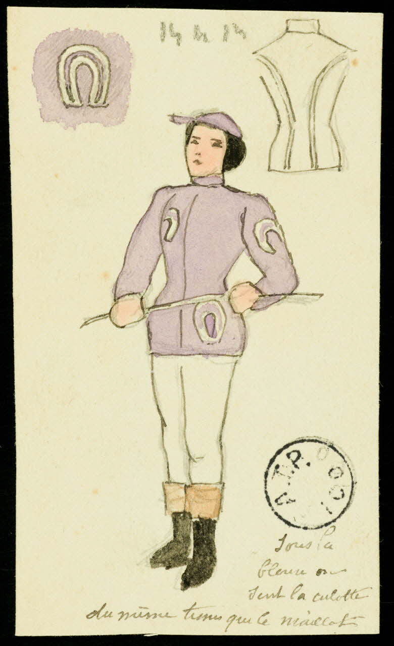 partie d'un ensemble de dessins Mme Reiffarths 1968.102.2571 Photo Mucem