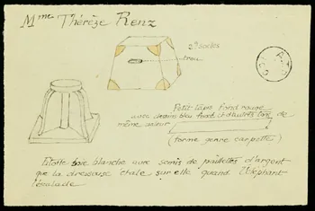 partie d'un ensemble de dessins Mme Thérèze Renz 1968.102.2576.1  Photo Mucem