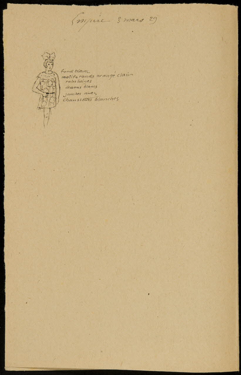 partie d'un ensemble de dessins Les Richeleys. 1968.102.2586.2 Photo Mucem