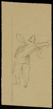 partie d'un ensemble de dessins Ebauche de dessin 1968.102.2588.3 Photo Mucem