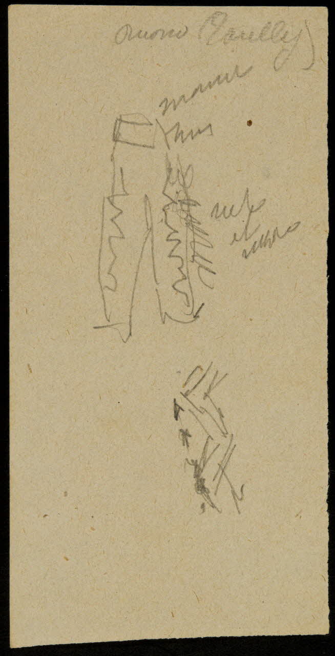 partie d'un ensemble de dessins Ricono (Toully) 1968.102.2589.28 Photo Mucem