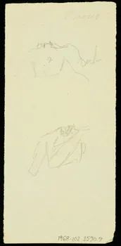 partie d'un ensemble de dessins Ricono 1968.102.2590.9 Photo Mucem