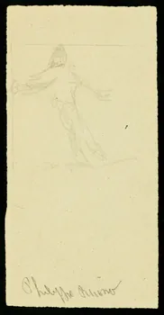 partie d'un ensemble de dessins Philippe Ricono 1968.102.2593.3 Photo Mucem