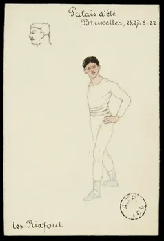 partie d'un ensemble de dessins les Rixford 1968.102.2607.6 Photo Mucem