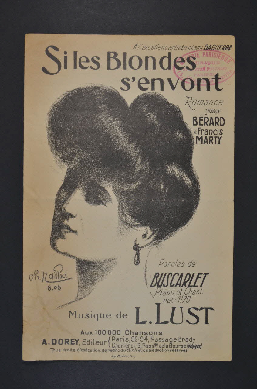 chanson petit format 1965.152.68 Photo Mucem