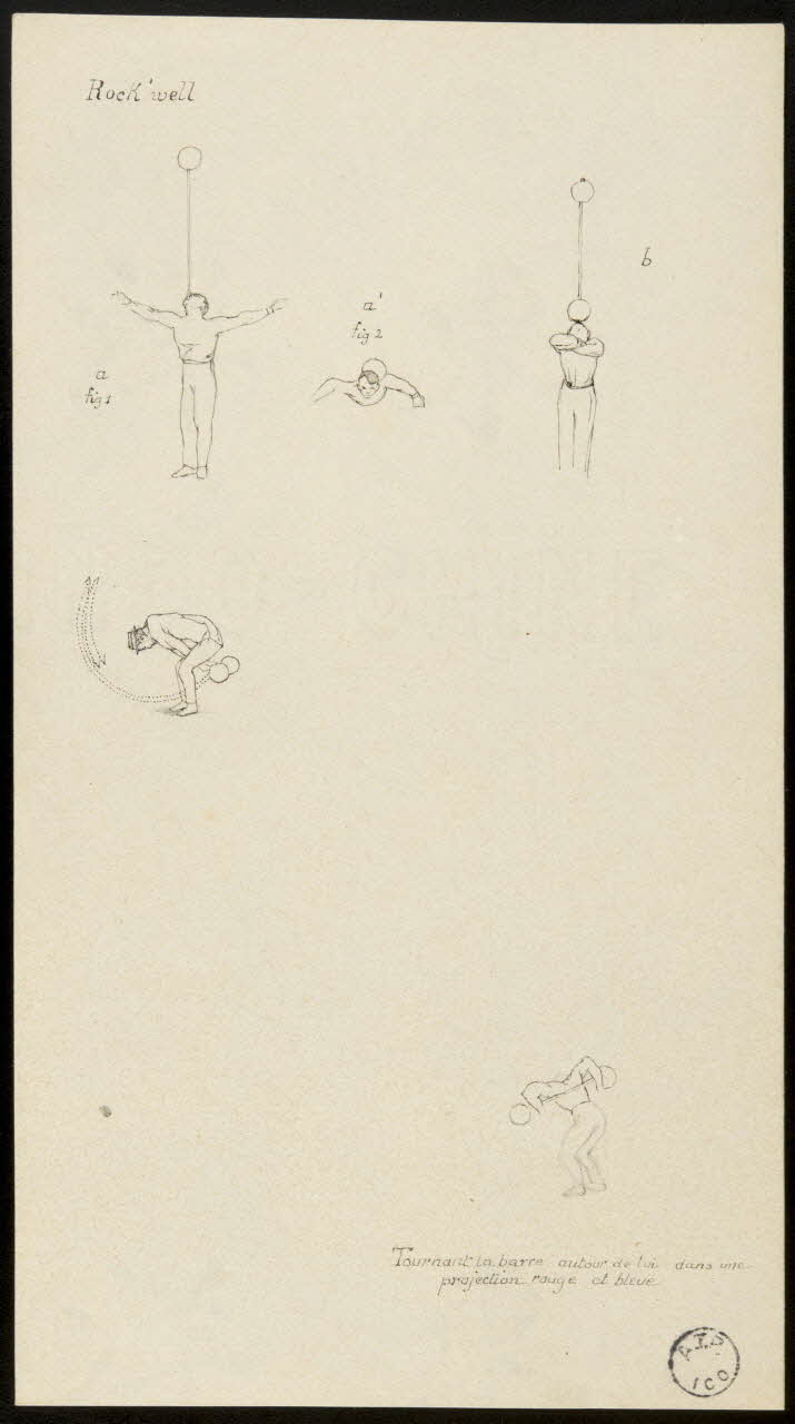 partie d'un ensemble de dessins RocK'well 1968.102.2611.7 Photo Mucem