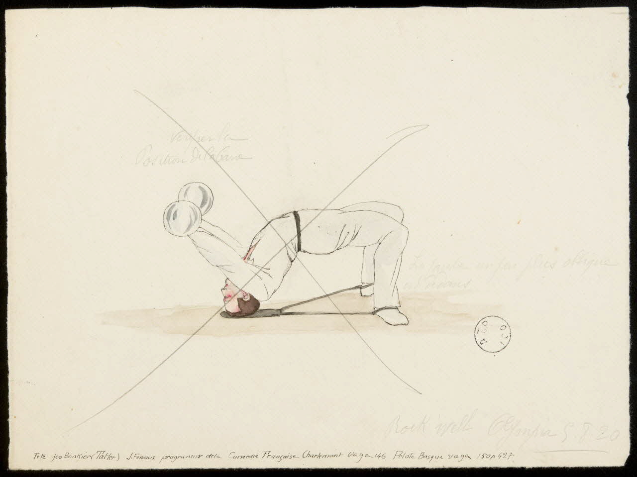 partie d'un ensemble de dessins Rock'well 1968.102.2611.9 Photo Mucem