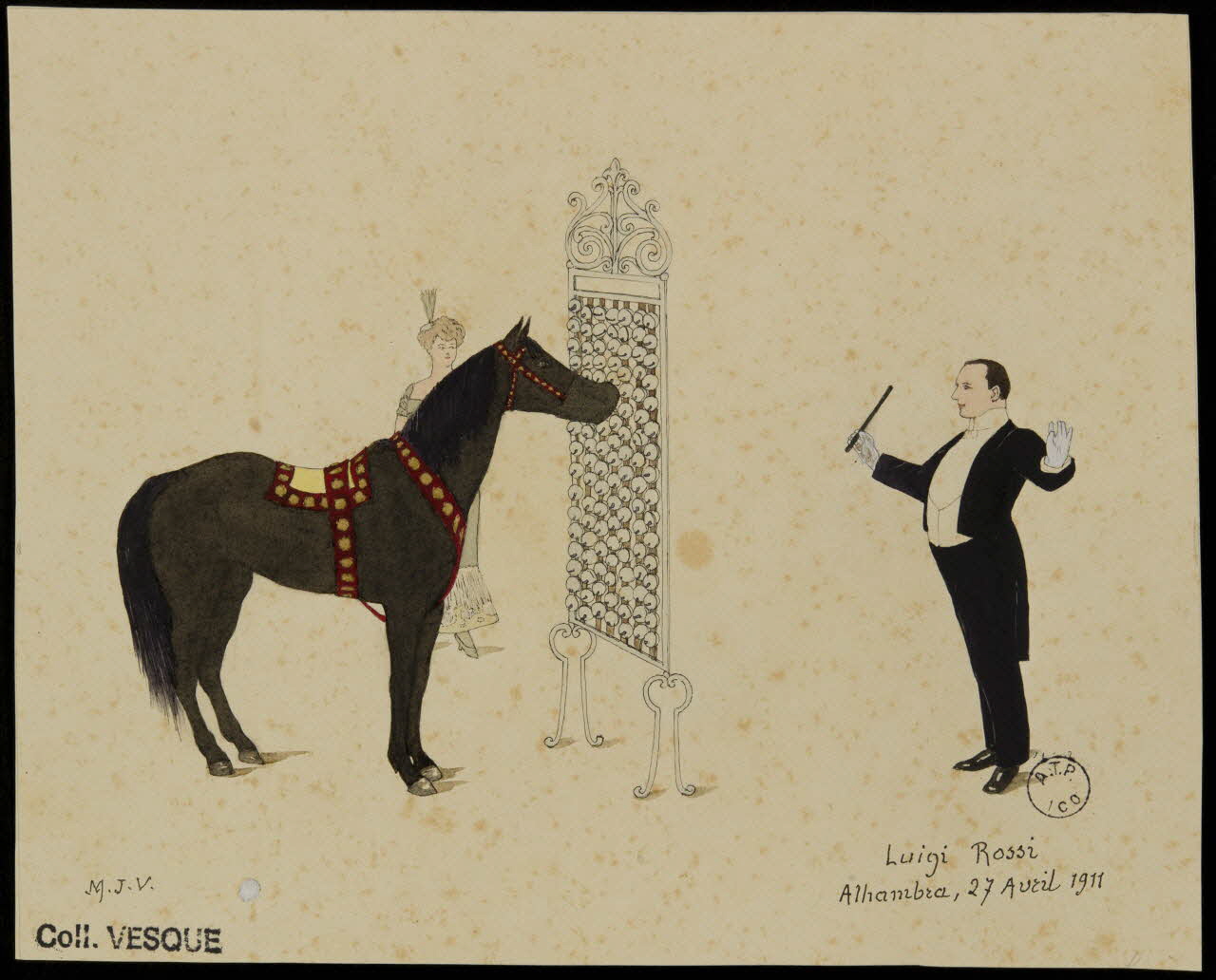 partie d'un ensemble de dessins Luigi Rossi 1968.102.2623.3 Photo Mucem