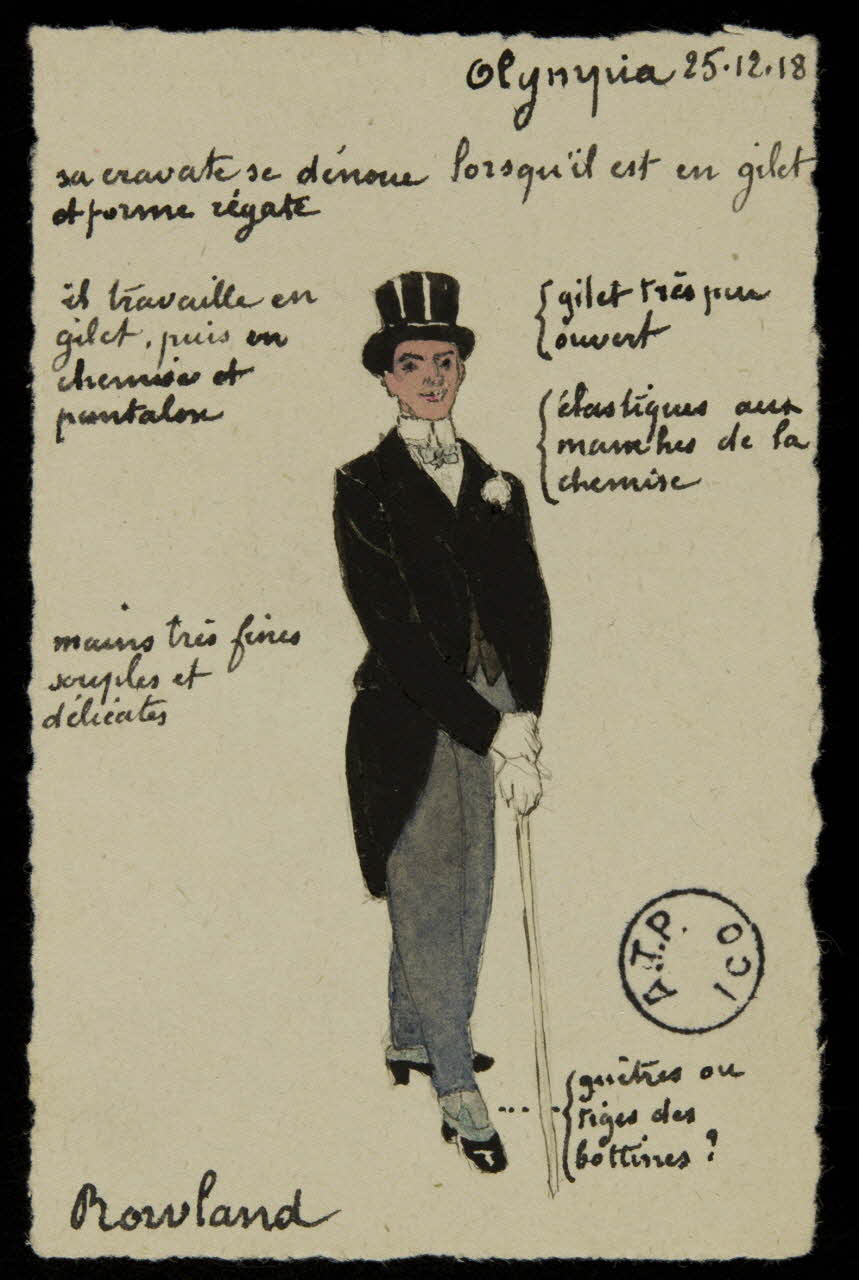 partie d'un ensemble de dessins Rowland 1968.102.2625.2 Photo Mucem