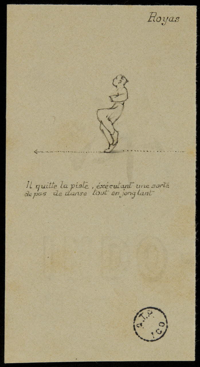 partie d'un ensemble de dessins Royas 1968.102.2631 Photo Mucem