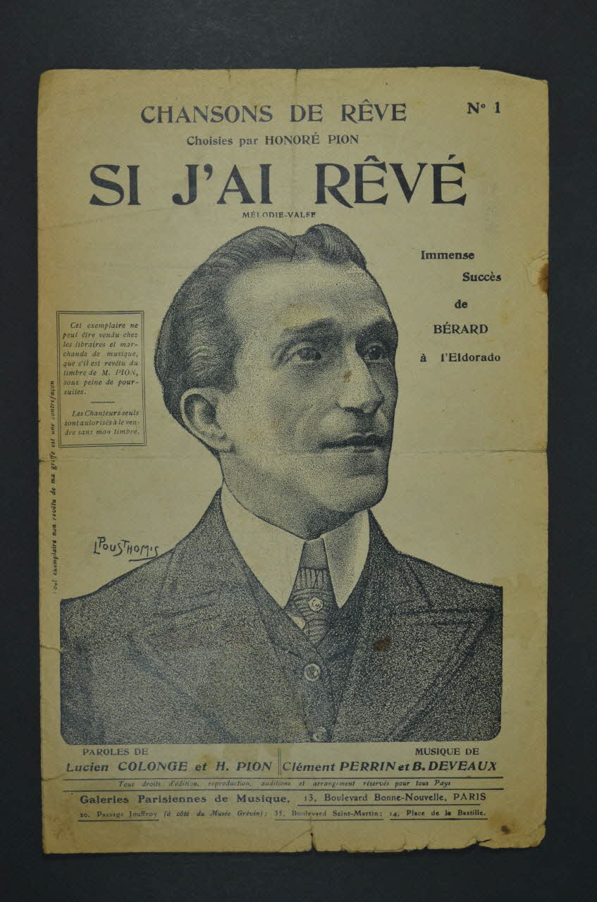 chanson petit format 1965.152.69 Photo Mucem