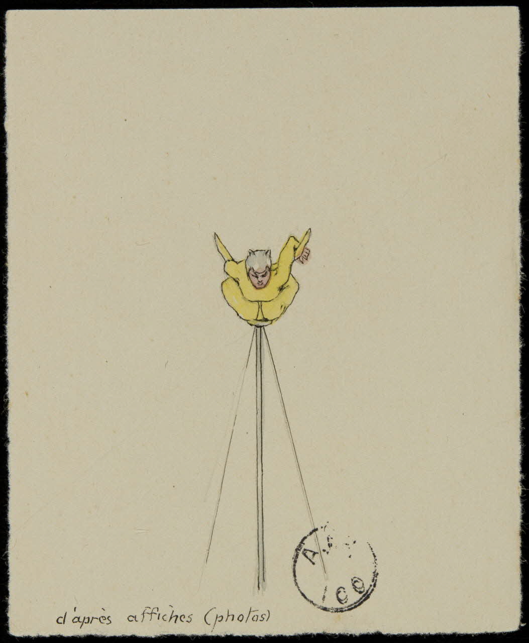 partie d'un ensemble de dessins Juno Salmo 1968.102.2642.3 Photo Mucem