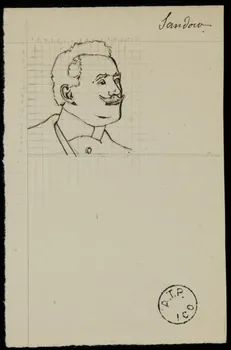 partie d'un ensemble de dessins Sandow 1968.102.2646.1 Photo Mucem
