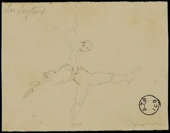 partie d'un ensemble de dessins Les Saytons 1968.102.2650.1 Photo Mucem