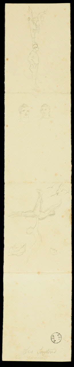 partie d'un ensemble de dessins les Saytones 1968.102.2650.2 Photo Mucem