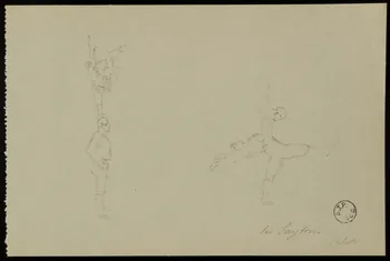 partie d'un ensemble de dessins les Saytons 1968.102.2650.3 Photo Mucem