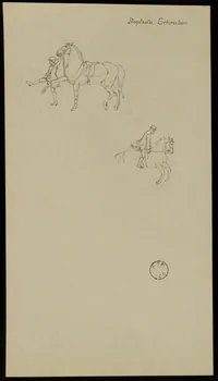 partie d'un ensemble de dessins Baptista Schreiber 1968.102.2656.2  Photo Mucem