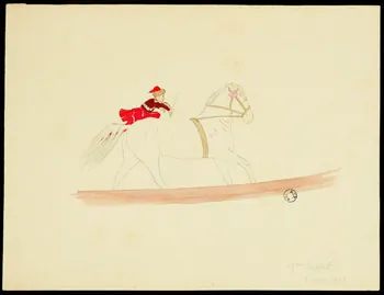 partie d'un ensemble de dessins Mlle Seiffert 1968.102.2660 Photo Mucem