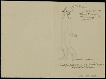 partie d'un ensemble de dessins les soeurs Seigrist 1968.102.2662 Photo Mucem