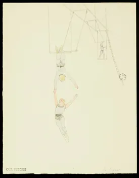 partie d'un ensemble de dessins Les Seigrist 1968.102.2663.3 Photo Mucem