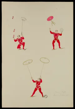 partie d'un ensemble de dessins Severus Schäffer 1968.102.2666.2 Photo Mucem