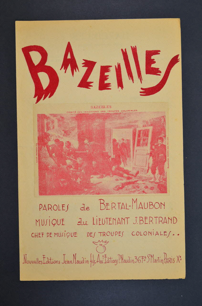 chanson petit format 1966.156.55 Photo Mucem