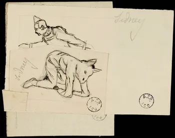 partie d'un ensemble de dessins Sidney 1968.102.2672.1 Photo Mucem