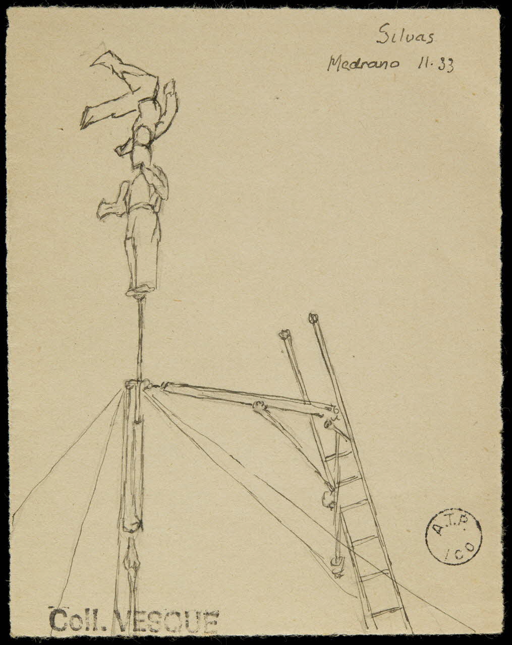 partie d'un ensemble de dessins Silvas  Medrano 11.33 1968.102.2674.1 Photo Mucem